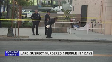 'Killer preying on the unhoused': LA police seek suspect after 3 men found dead